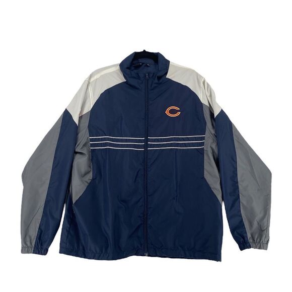 NFL Reebok Sports Illustrated Large Chicago Bears Windbreaker